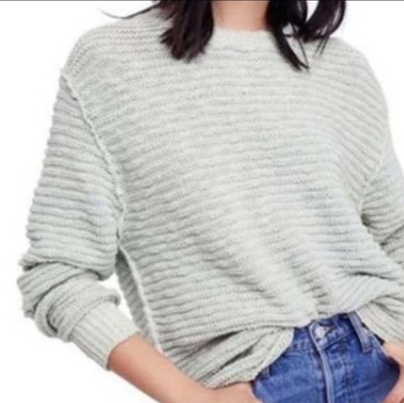 Free People Sweaters - Free People | Mint Oversized Knit Sweater - B18